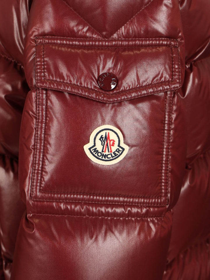 Moncler Maire Short Down Jacket With Hood Giacche - Bordeaux | e4ec0c687a58aec80bda2145d9eb13c42ee02f0f