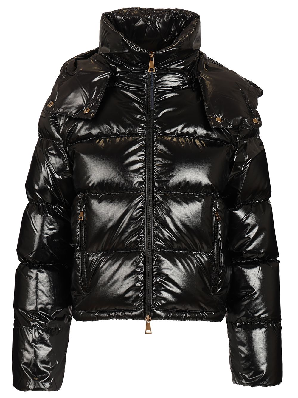 Moncler Niveole Short Nylon Down Jacket Giacche - Nero | cfc011788a72ab69069f172923125b5ee4a133f8