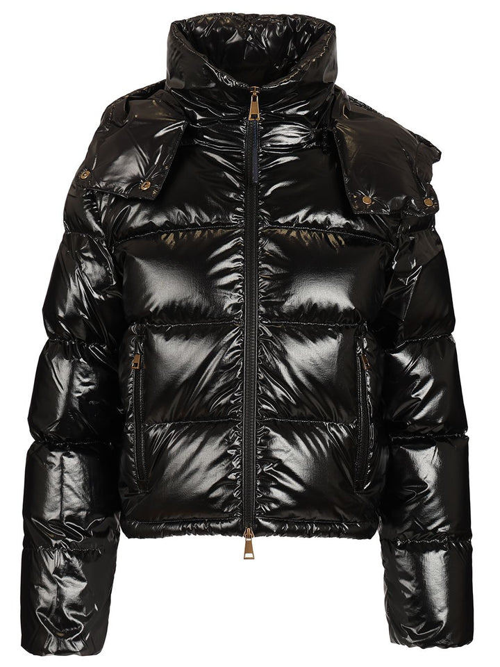 Moncler Niveole Short Nylon Down Jacket Giacche - Nero | cfc011788a72ab69069f172923125b5ee4a133f8