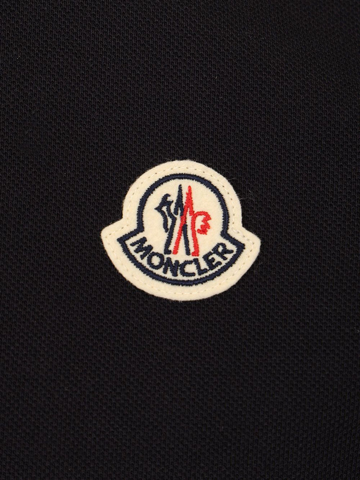 Moncler Short-Sleeved Polo shirt - Nero | 094d9cc9b8c2fe39f3f3e1fba1694cc8d1bed3f6