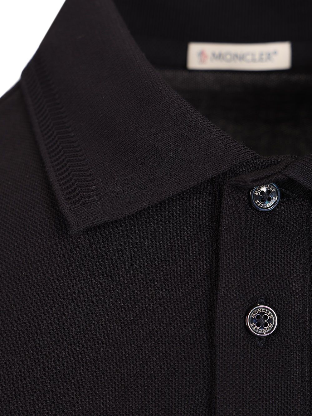 Moncler Short-Sleeved Polo shirt - Nero | 77ea3903589f7b7b4c1c151050a3beb58743169f