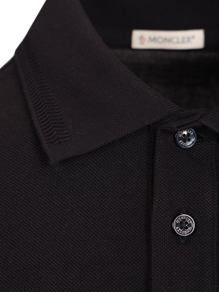 Moncler Short-Sleeved Polo shirt - Nero | 77ea3903589f7b7b4c1c151050a3beb58743169f