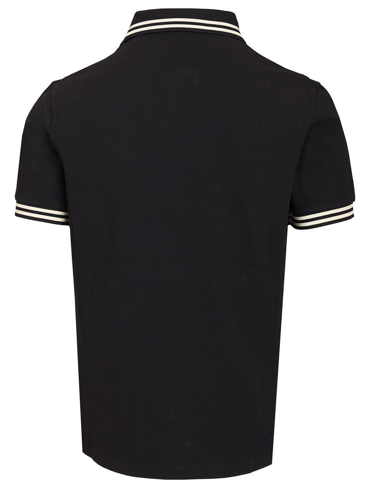 Moncler Piqué Polo shirt - Nero | 85376cf53c19a004f5de75afcb8794fb5e5d22e0