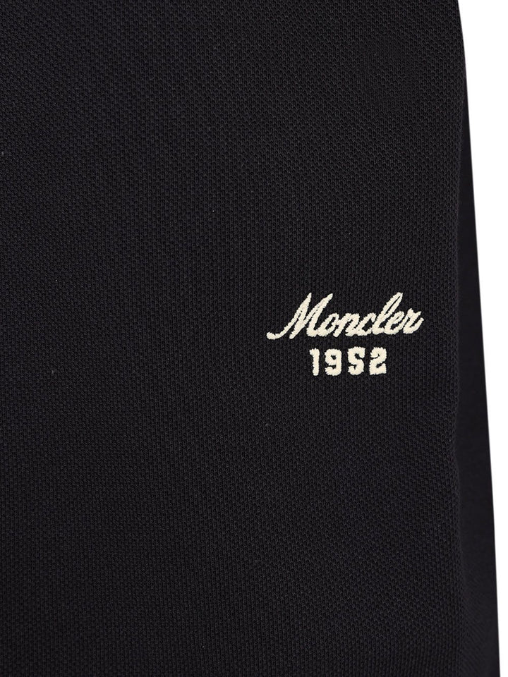 Moncler Piqué Polo shirt - Nero | d433281da95ca4849163b09d222d29f4d6c8789d