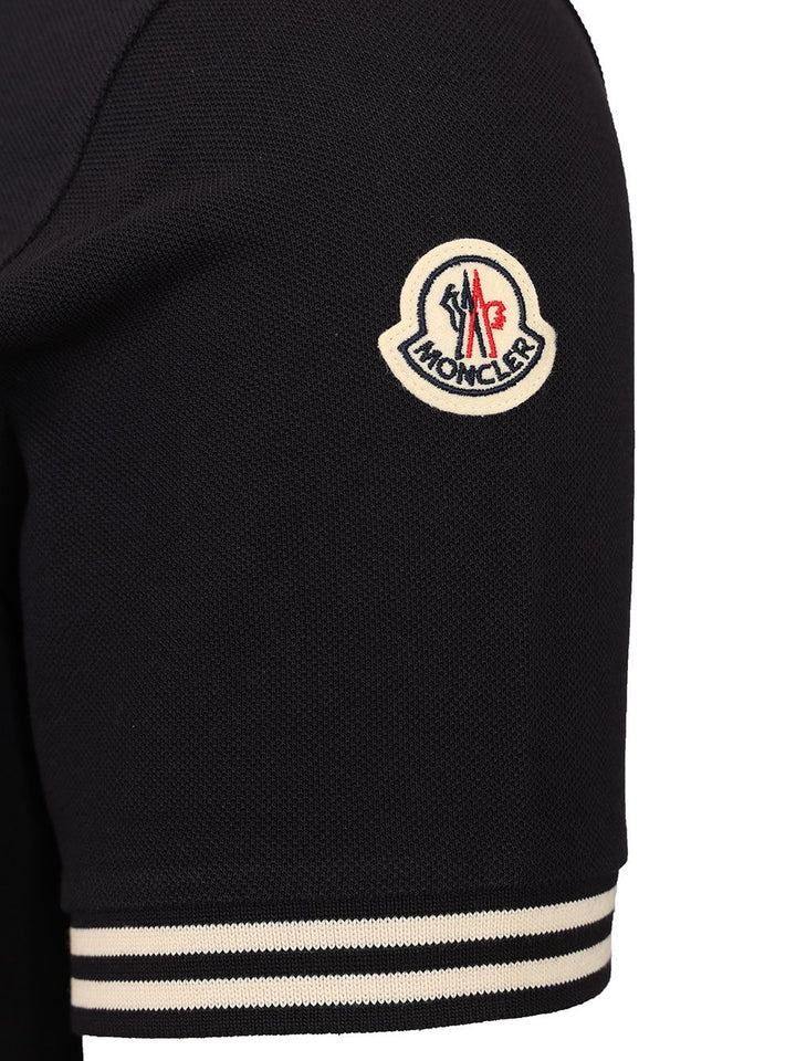 Moncler Piqué Polo shirt - Nero | 6856859b1083024d3ef1a57a22388cb312a247d4