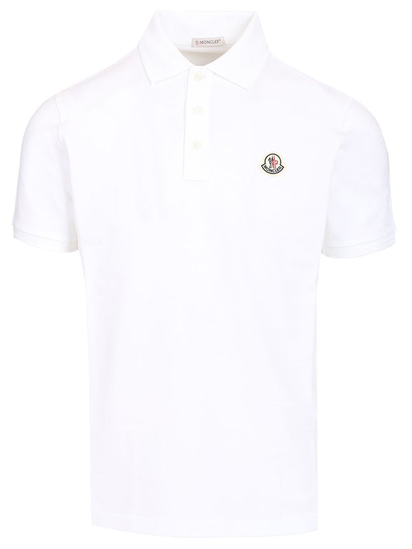 Short-Sleeved Polo Shirt Bianco