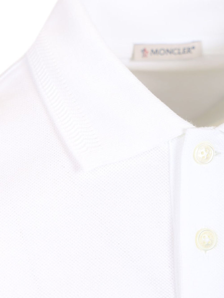 Moncler Short-Sleeved Polo shirt - Bianco | 15b945c2d9153d6724a6ef4211cce5a3f31df041