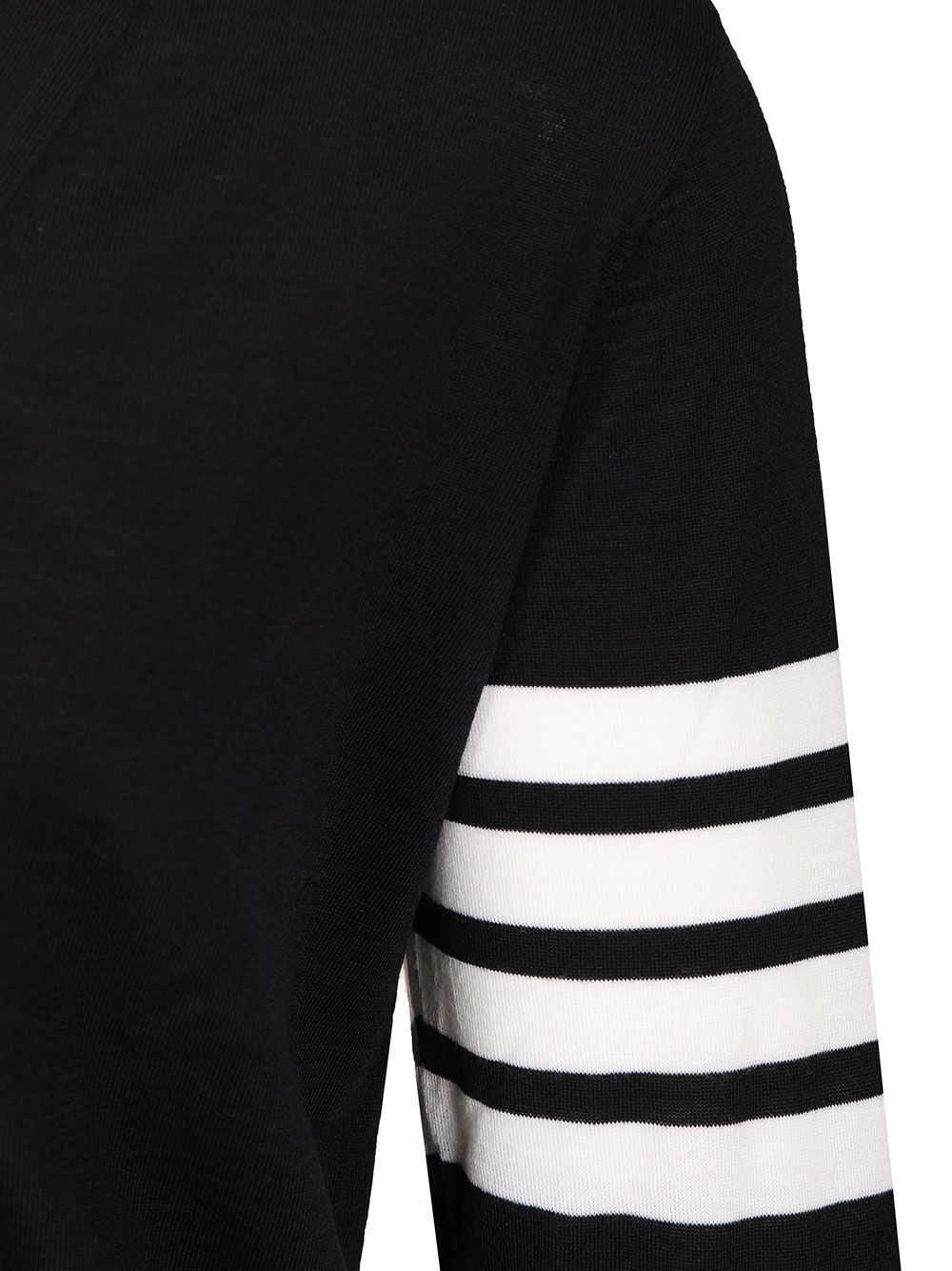 Thom Browne Classic 4-Barrelled Merino Wool Cardigan Knitwear - Blu | d1f704787fcc0e2b2cb1806ad4f1dd70de6d8289