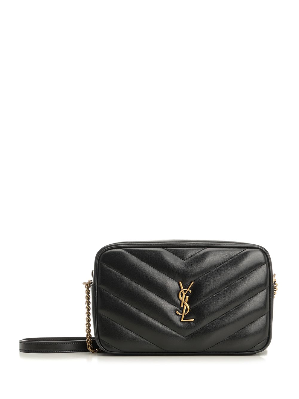 Saint Laurent Loulou Camera Crossbody Bags - Nero | 55c230cbde6a47acf8e22d36aa56366db3da1471