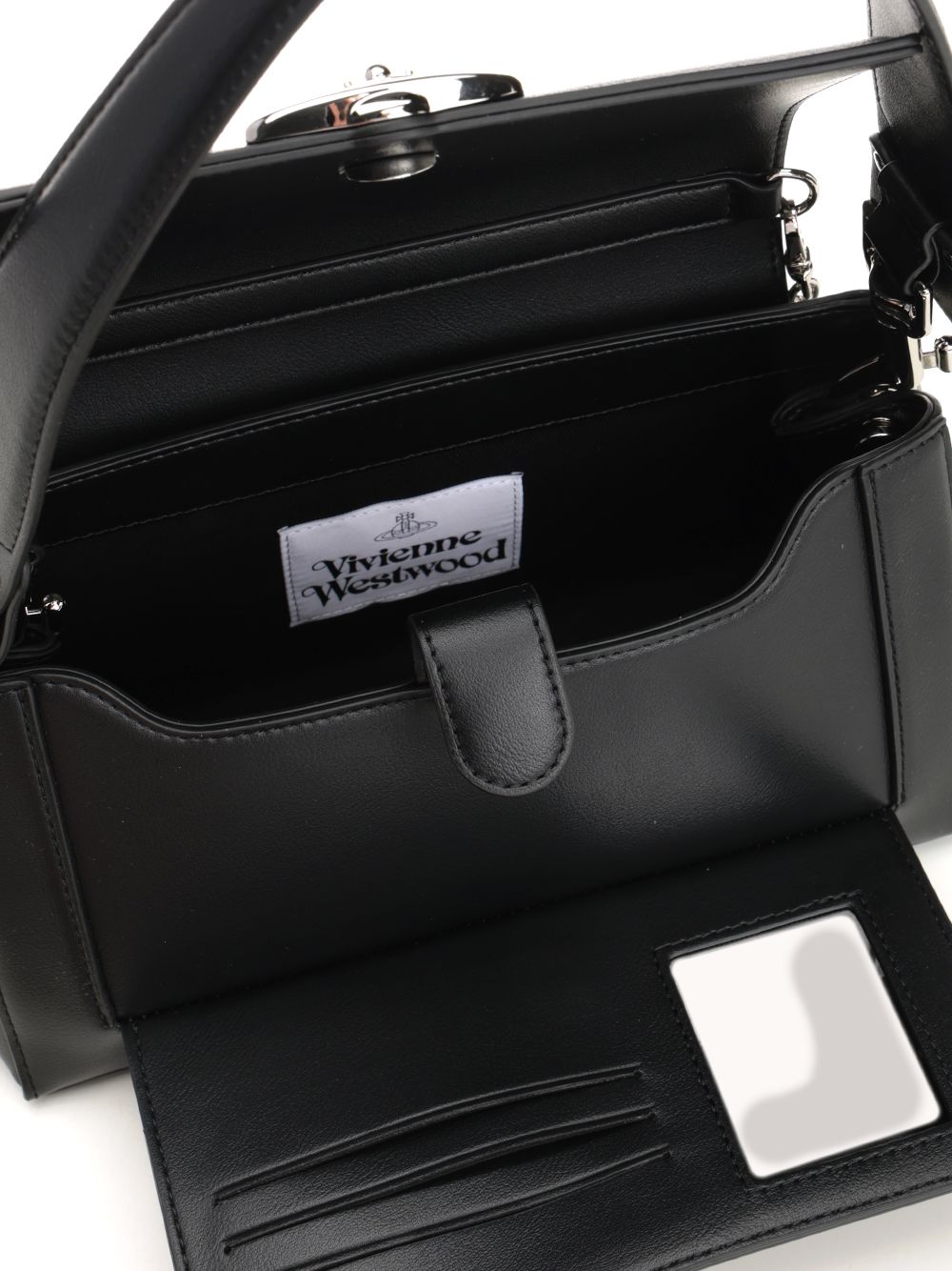 Vivienne Westwood Hazel Shoulder Bags - Nero | b39adceacd8b6c9f9b2befe48c2cf01d5b8c0132