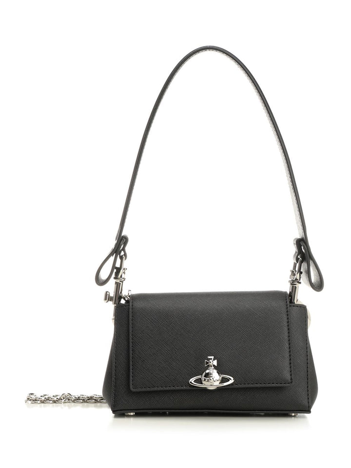Vivienne Westwood Hazel Shoulder Bags - Nero | 1cece643410db0d3a6b6dc09a60fde711ecd0f6c