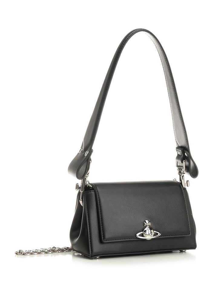 Vivienne Westwood Hazel Shoulder Bags - Nero | 1fbcdfc23c348efa424c56897c0e52d753efa883