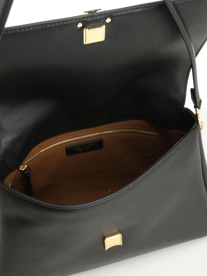 Tory Burch Charlie Shoulder Bags - Nero | f02cb2537a79af2735fbf18181d1f5791d27dfee