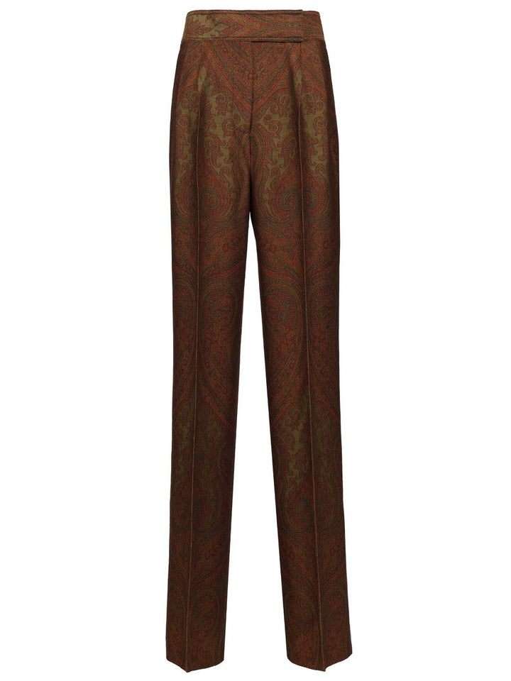 Etro Jacquard Trousers - Multicolor | 95ba8e0f9011a1a559dcccf9b4cd2318873e2382