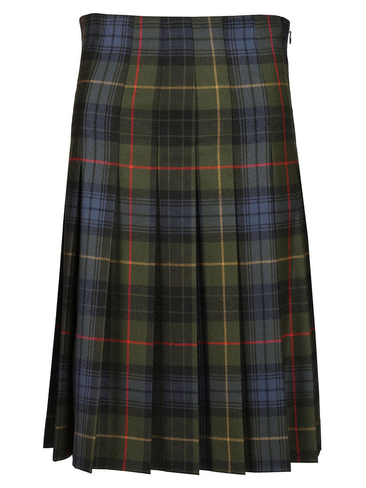 Etro Pleated Midi Skirt Macro Check Gonne - Multicolor | 1a929a04e1fb8cbca389f27f2484f2de1812dd96