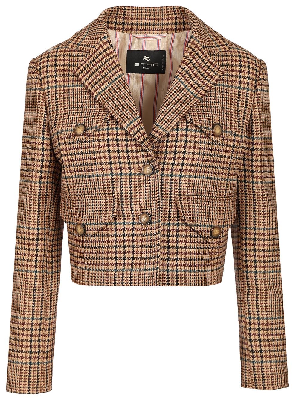 Etro Cropped Blazer Giacche - Multicolor | 49a88238f8ef2bb0ca2c521ff56c4a6729356249