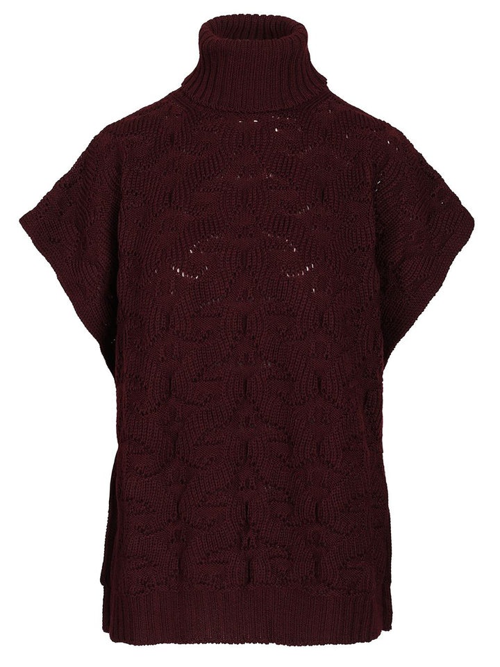 Etro Turtleneck Sweater Knitwear - Bordeaux | 03d3bdc21c726b843b30d78334d10292b5dc0ed4