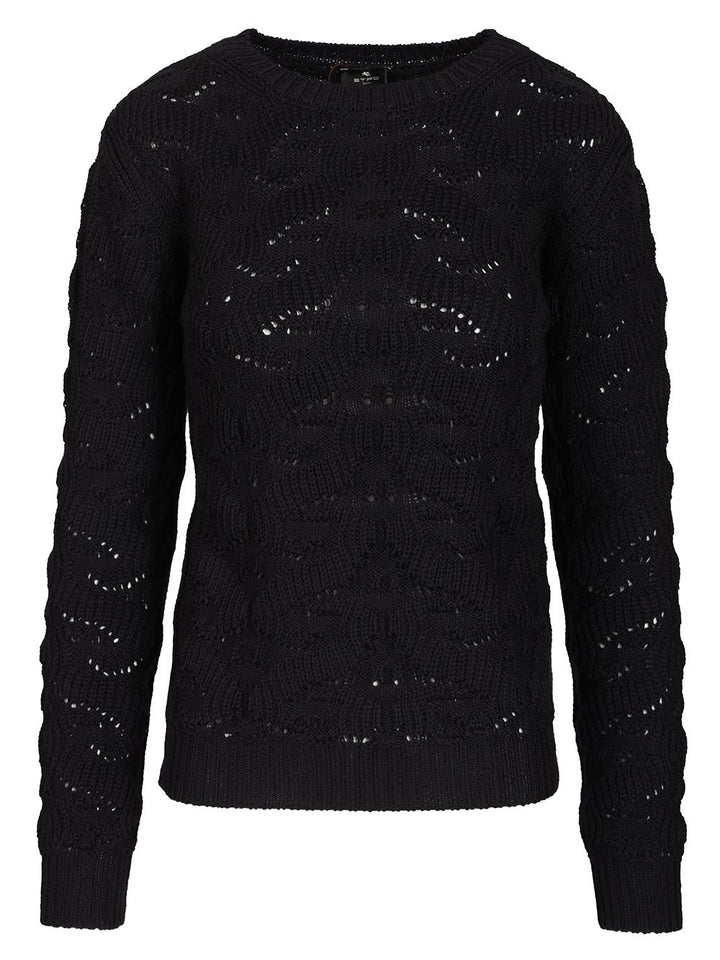 Etro Paisley Sweater Knitwear - Blu | 2fdd2b52b5178389e4d7aaefe4f2d98d18d38bfb