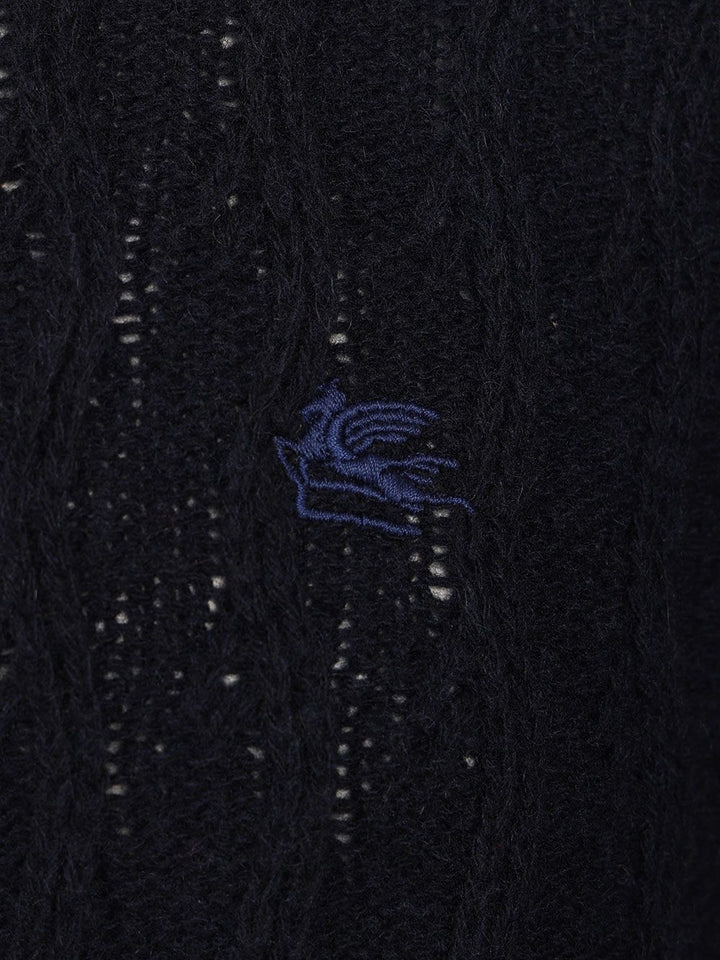 Etro Cashmere Sweater Knitwear - Blu | 6c92f85b2321a7345a696af62ac43b8f72c26642