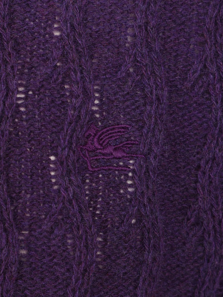 Etro Cashmere Sweater Knitwear - Violet | bedf05f5268a3d2c27c000826c1bff476d00368b