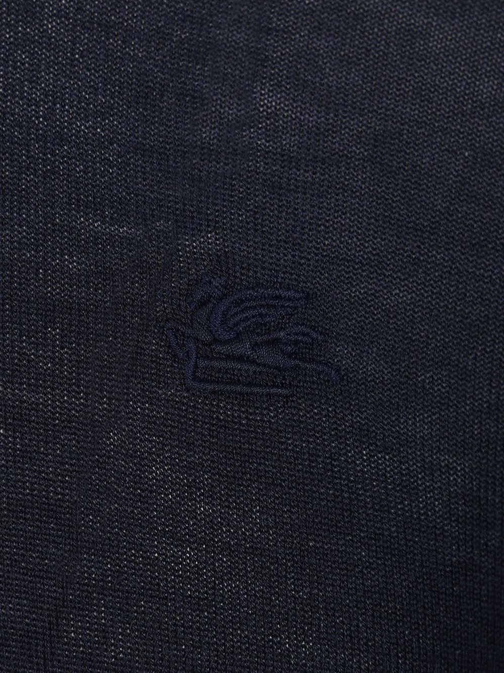 Etro Wool And Silk Polo Shirt Knitwear - Blu | 0e93db90bd6c1055bea574ff46cf07e2aa5f48e1