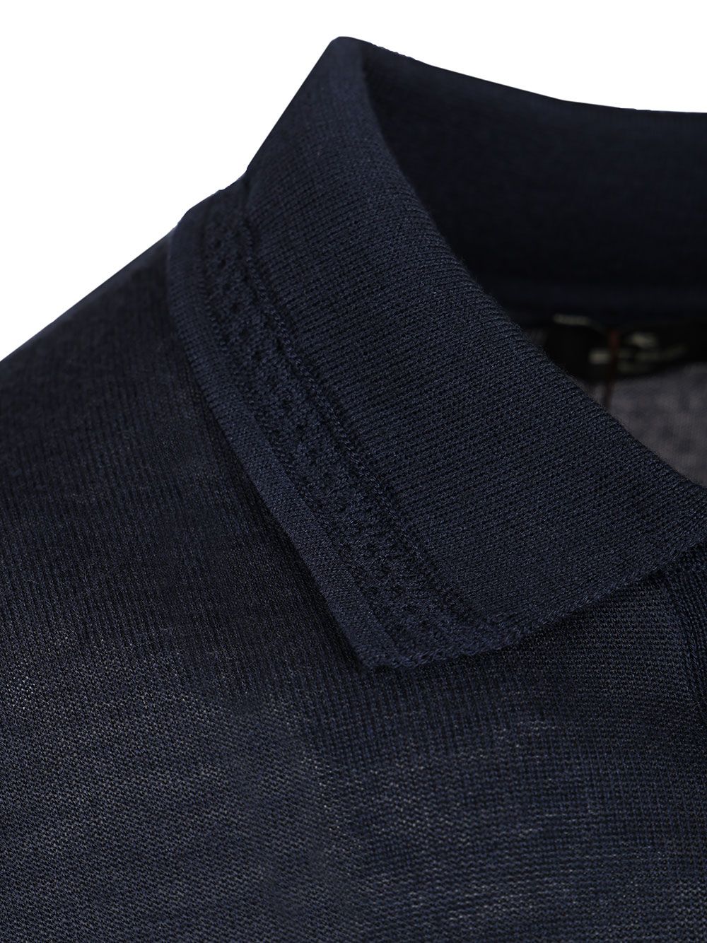 Etro Wool And Silk Polo Shirt Knitwear - Blu | 5864d5204f5c5ec54fae9ef0b71e83fb0e343eda