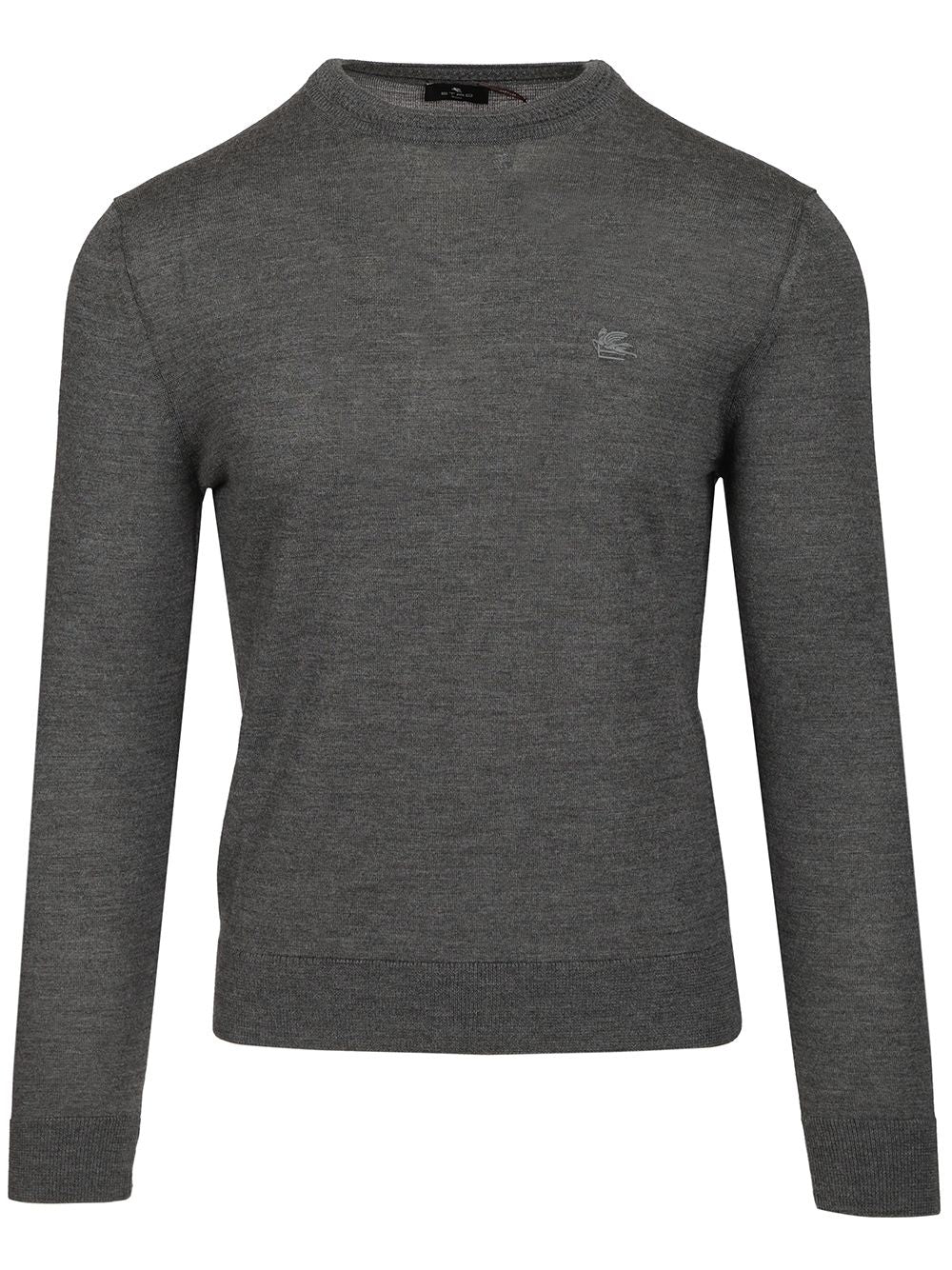 Etro Wool And Silk Sweater Knitwear - Grey | 5323ed25f3e5b9626952727c42f7f134d2d9777e