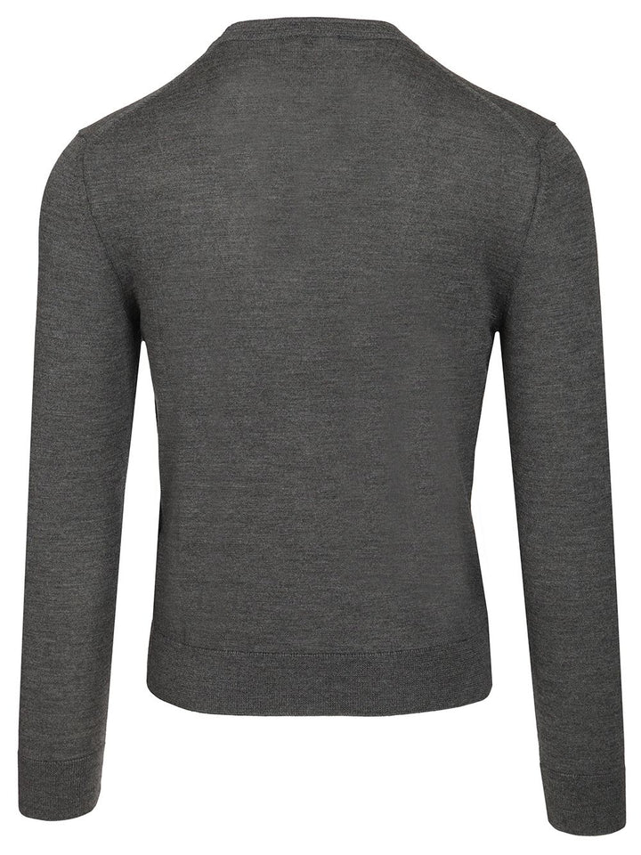 Etro Wool And Silk Sweater Knitwear - Grey | ffcf8b606bc27fa3ca5bfef895d014750c0abd5c