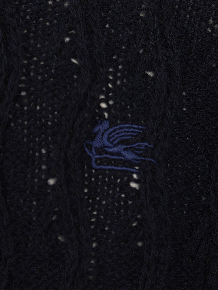 Etro Cashmere Turtlenceck Knitwear - Blu | 7ff71ddb8fbf9e2d38df1141ec60a59fb94062b4