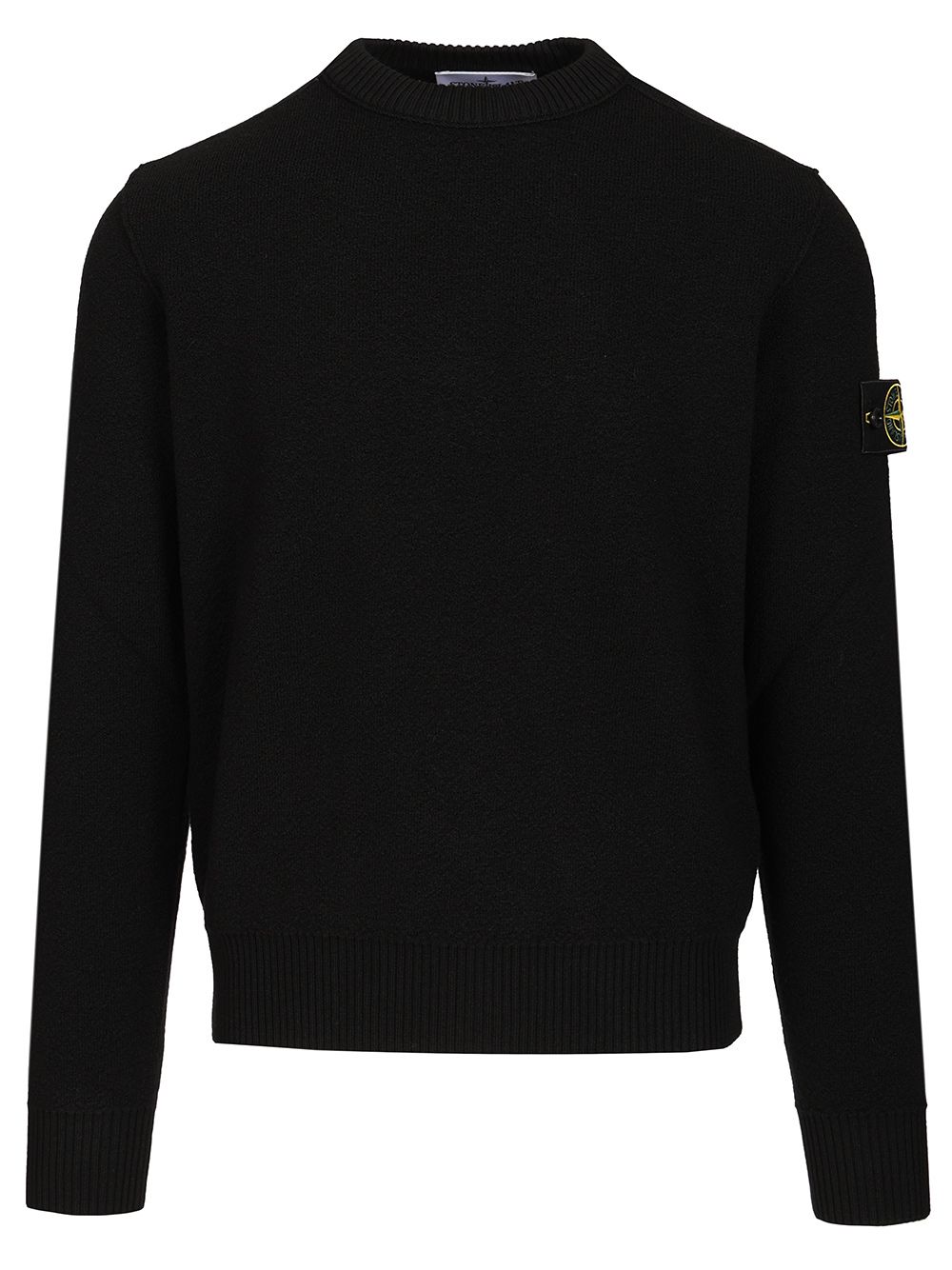 Stone Island Crew Neck Sweater Sweatshirts - Nero | 4802d169d9bfe6062670e01f179c88af0d41f35c