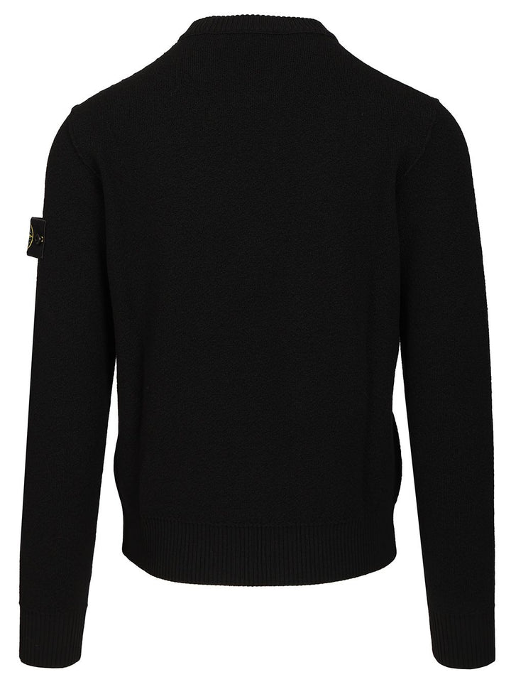 Stone Island Crew Neck Sweater Sweatshirts - Nero | befc3cefffe49c2371ae216eecf7d03bbb80098c