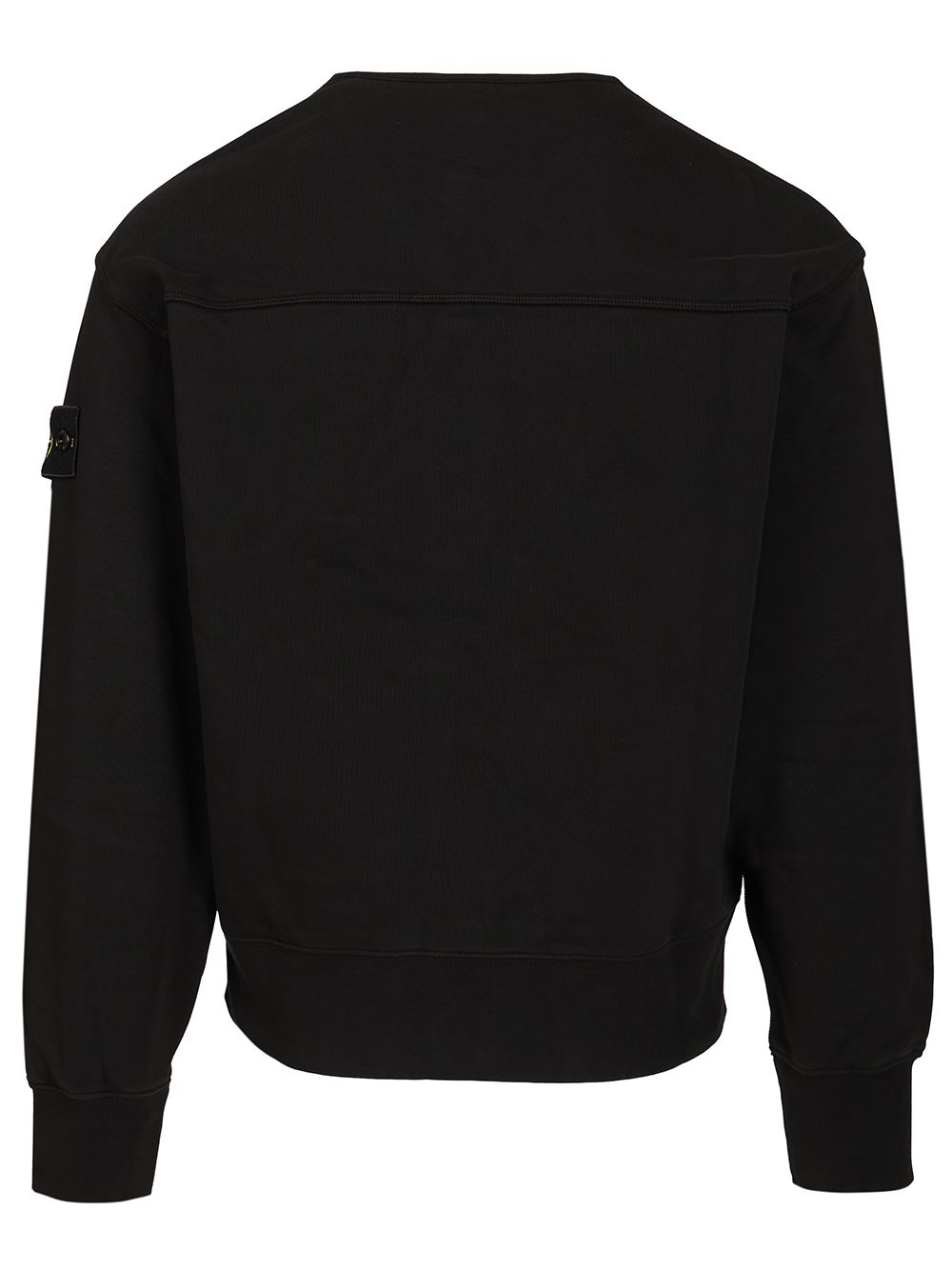 Stone Island Organic Cotton Fleece, Garment Dyed Sweatshirts - Nero | 848bd9e94218e8d562f447bf5bffcbdd356d3257