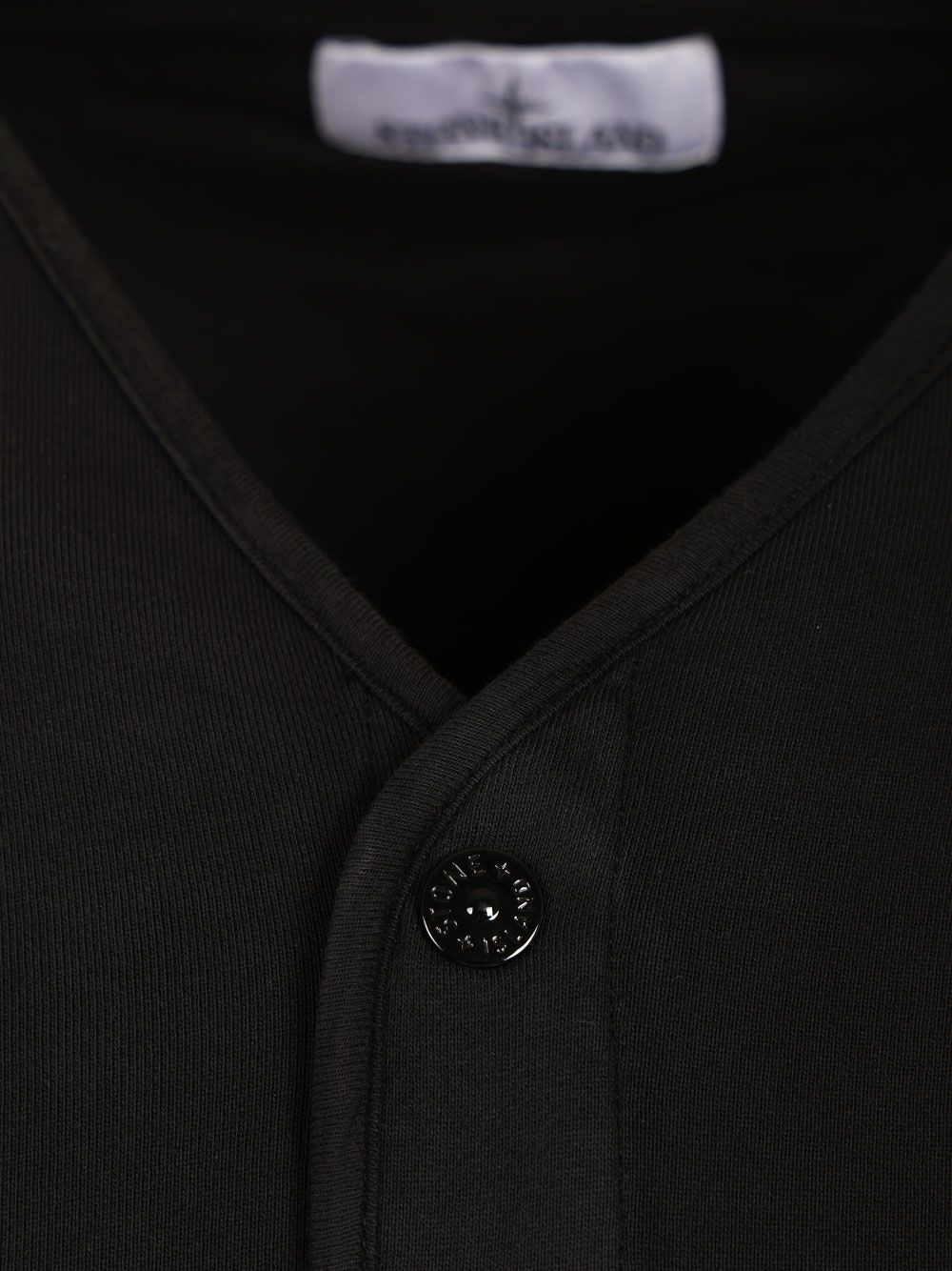 Stone Island Organic Cotton Fleece, Garment Dyed Sweatshirts - Nero | b323cbbcce3b599296408e35c4f892c44220d054
