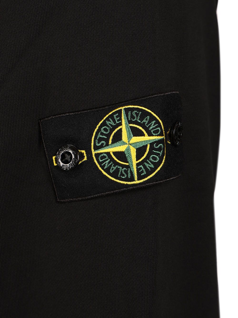 Stone Island Organic Cotton Fleece, Garment Dyed Sweatshirts - Nero | 6b65aeae8d06891eff26b333775804b1c4210f7e