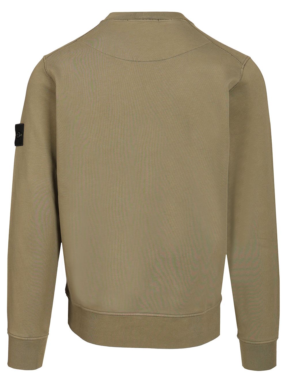 Stone Island Organic Cotton Sweatshirt Sweatshirts - Verde | 083496d57ff73c4f69caf1629b51bf84a00f1d2f
