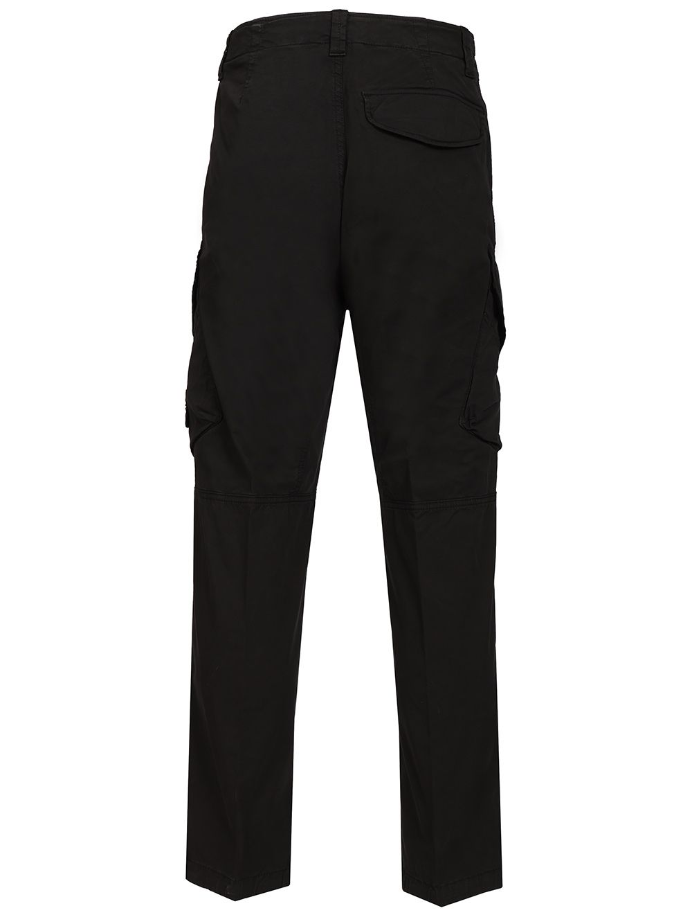 Stone Island Stretch Organic Cotton Twill Cargo Trousers - Nero | 860b22ff34a97038b6975f50fd1dca8583a0f552