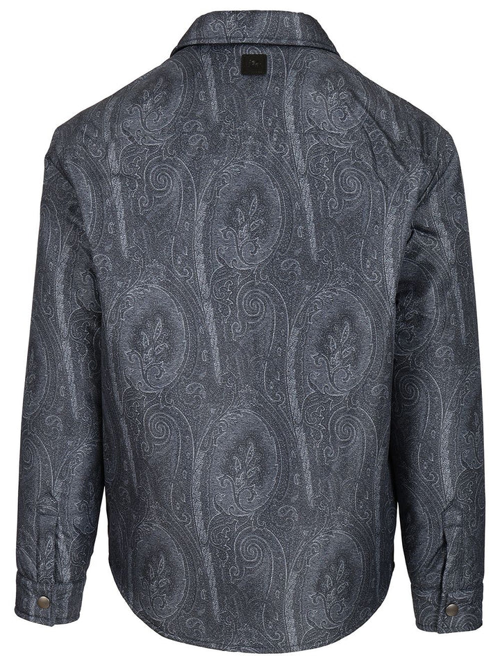 Etro Paisley Decoration Overshirt Giacche - Blu | 478794e8da2f2ca6afc1d142ef54f563ea0a9f3d