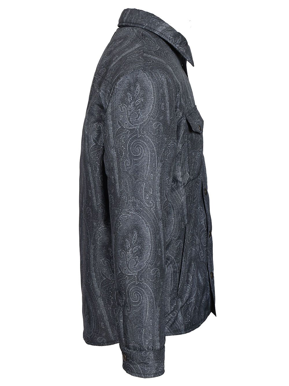 Etro Paisley Decoration Overshirt Giacche - Blu | e337e793a2eb1942c436f5502402d3fc58aca5b0