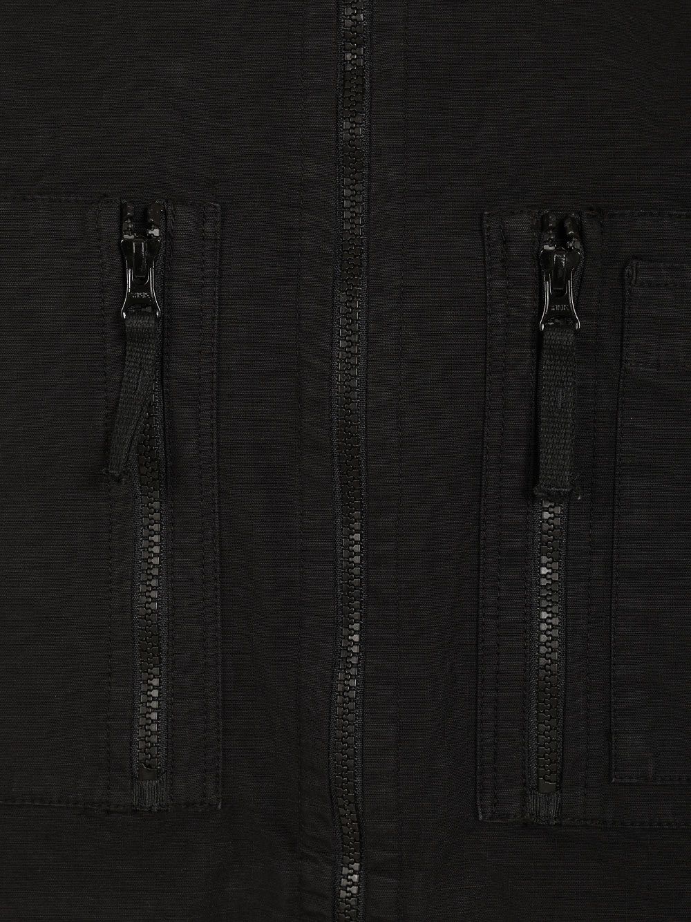Stone Island Organic Cotton Ripstop Hooded Overshirt Sweatshirts - Nero | 11de55571365bfe02e148d3b138a936c618397ad