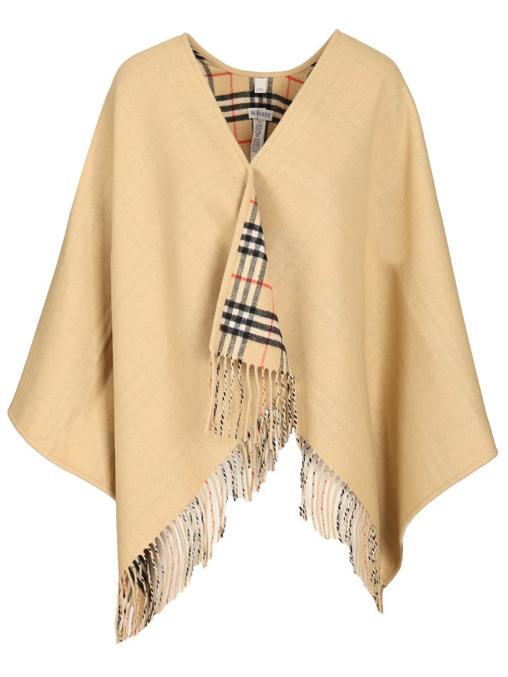 Burberry Reversible Cape Giacche - Beige | cda01ccd5ebbcce920b615a8f8488c024934933a