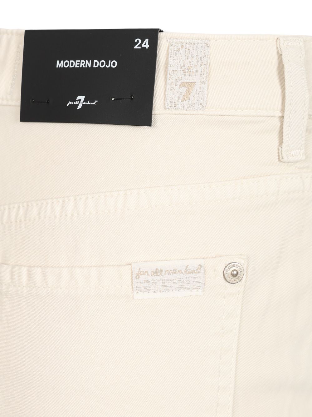 7 For All Mankind Modern Dojo Jeans - Bianco | 84a7a4e719e07a946a4221c170b1add8f84173e5