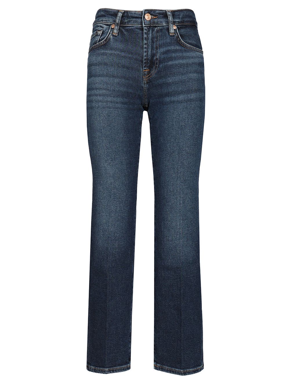 7 For All Mankind Calie Straight Ankle Jeans - Blu | db3874baac517f45ad802e8e487902c8eb6116f9