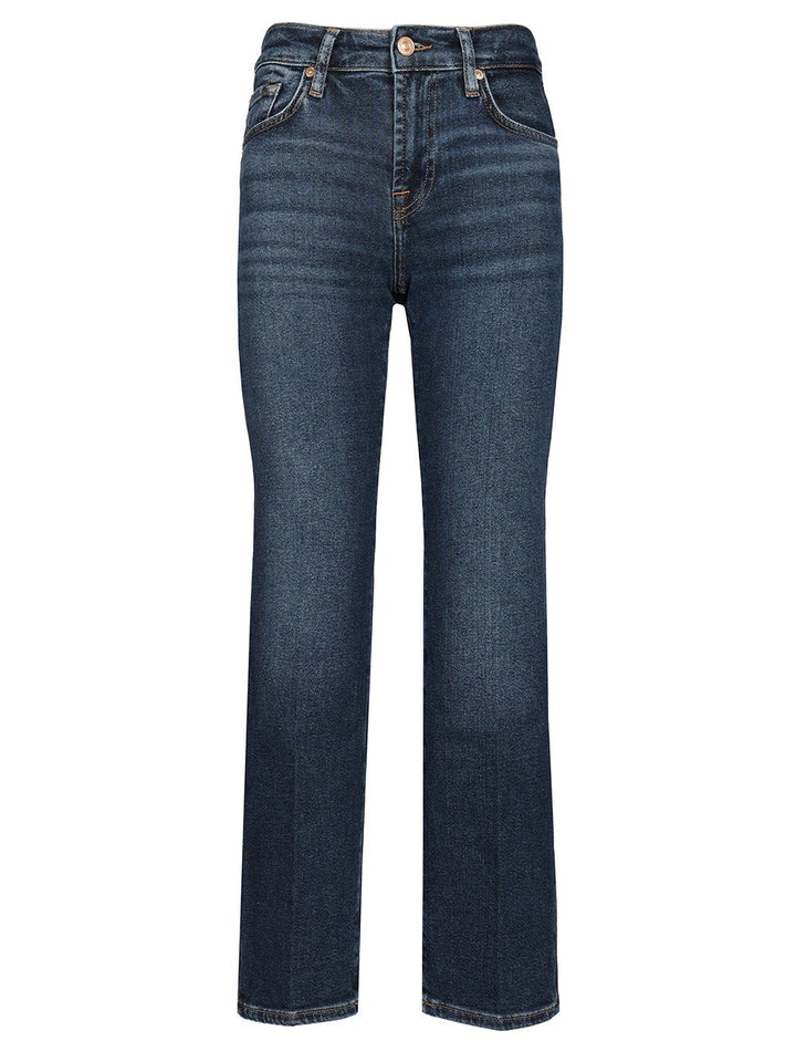7 For All Mankind Calie Straight Ankle Jeans - Blu | db3874baac517f45ad802e8e487902c8eb6116f9