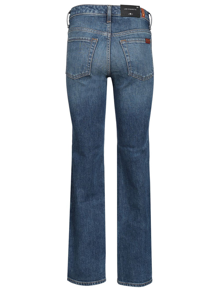 7 For All Mankind Low-Waisted Jeans - Blu | 4788ea9d85018fd9b3ef38c1f886d1164a0f6f2b