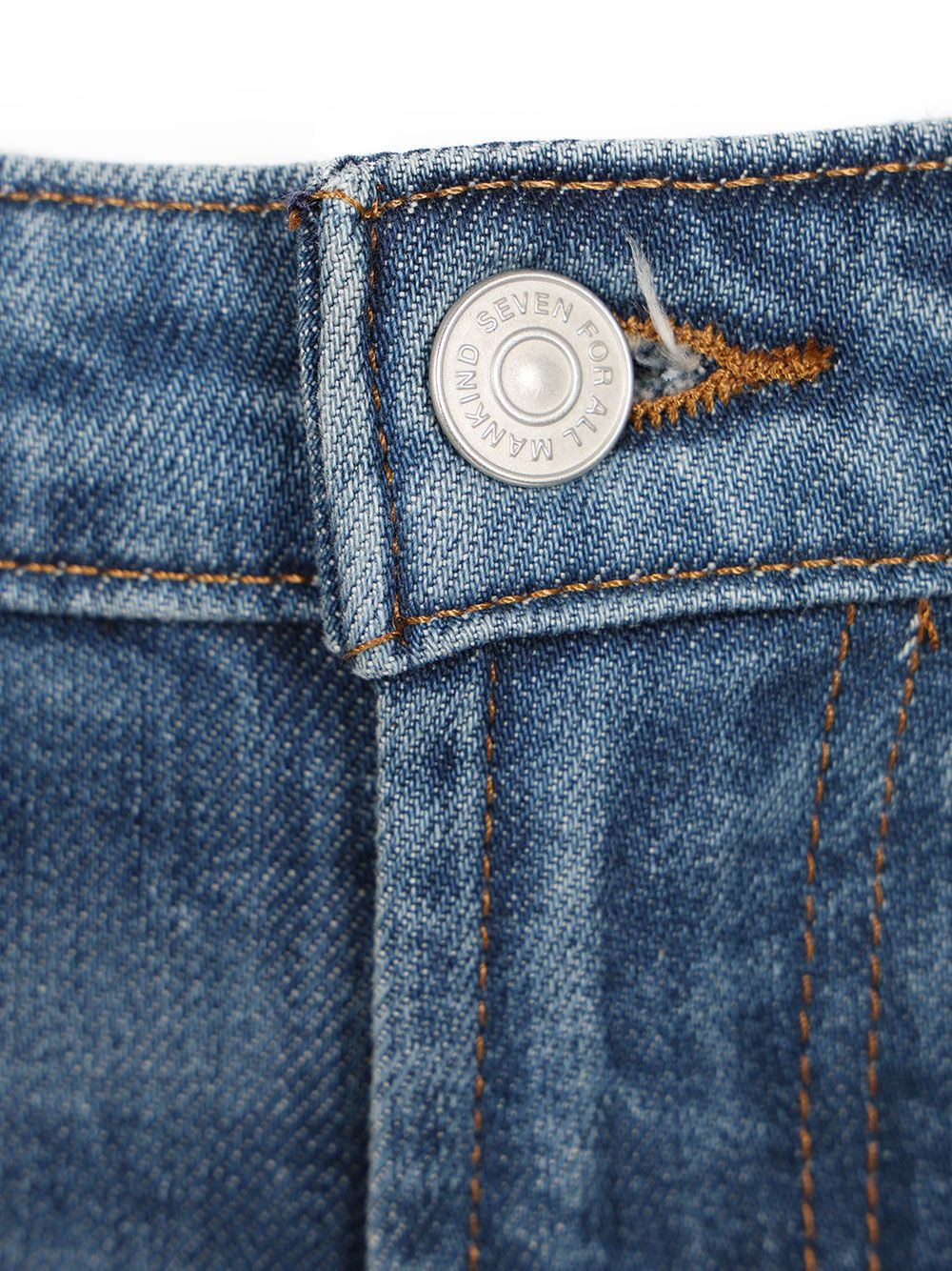 7 For All Mankind Low-Waisted Jeans - Blu | 794220bc6262746c7cd64ccde4dcfae912b60f6a
