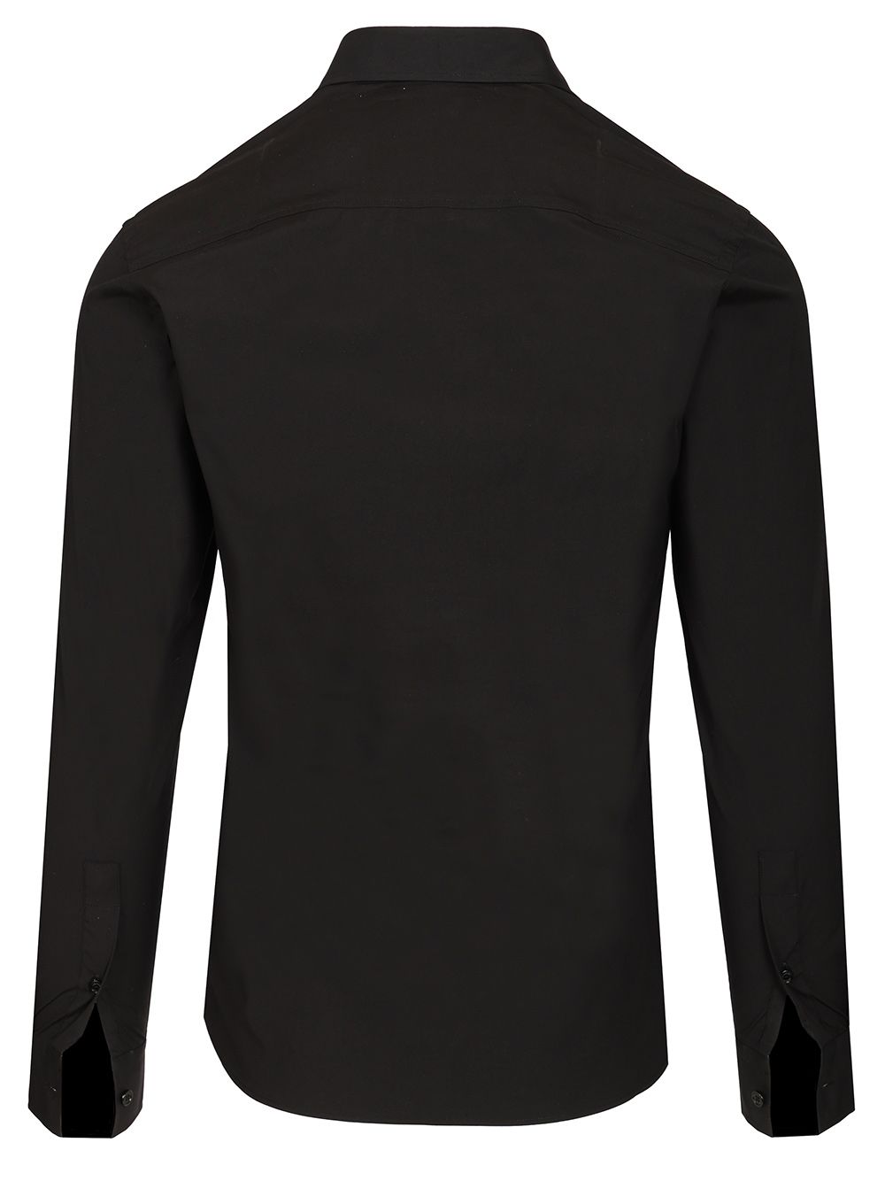 Burberry Slim Fit Shirt In Stretch Cotton Shirts - Nero | 871b59919c9a078b898917bc4a5b9d16c3a71712