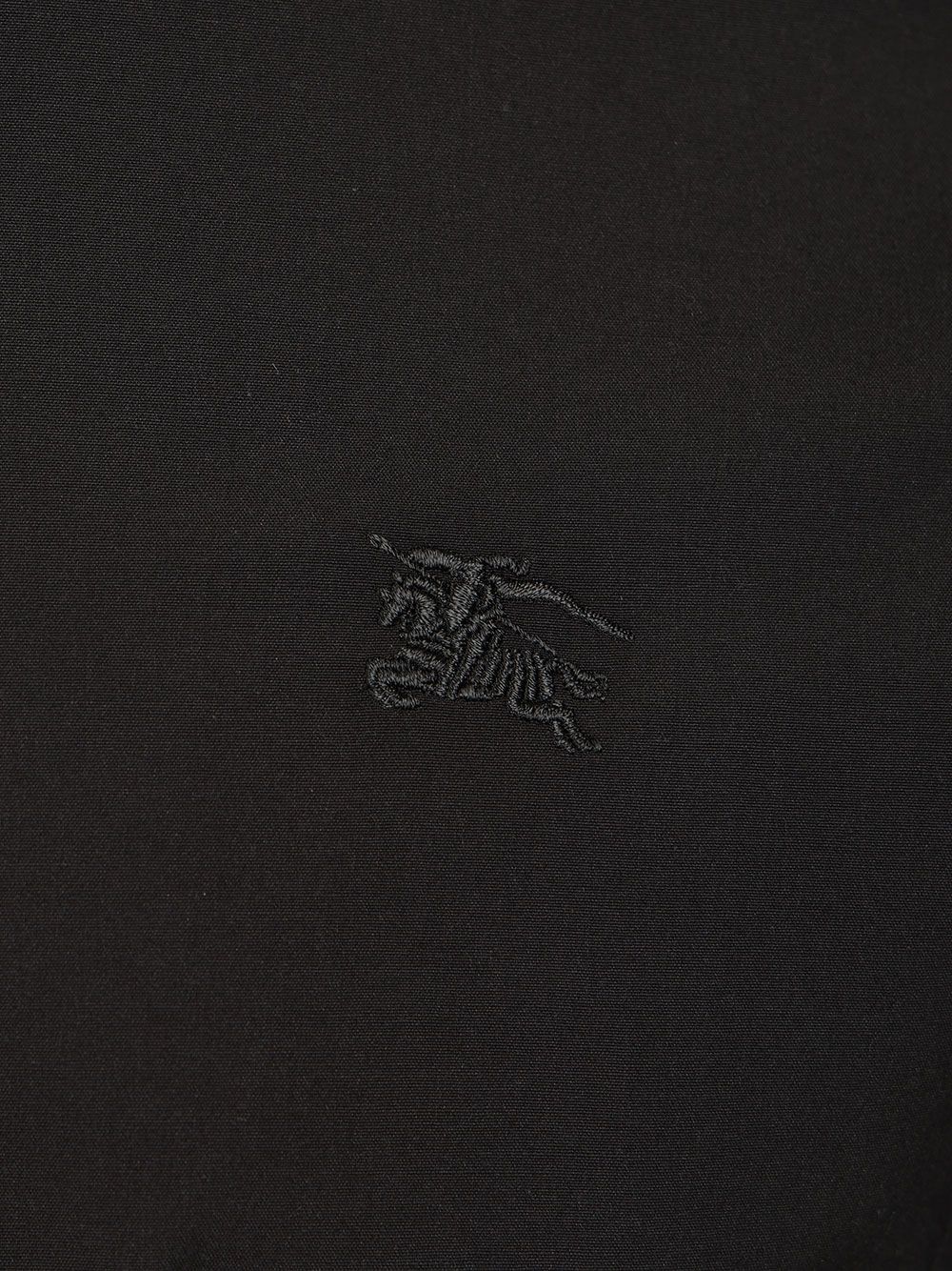 Burberry Slim Fit Shirt In Stretch Cotton Shirts - Nero | ac7633d5e670b1ac9e7090387340efd8b4e71025