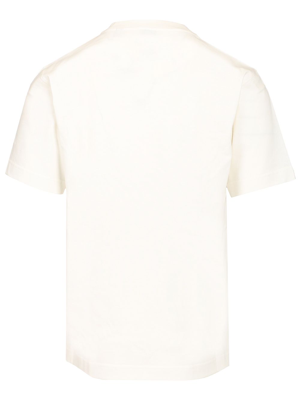 Burberry Knight Check Print Cotton T-Shirt - Bianco | 1e8aeb68d0003723e31615db6de13d3a28a38c92