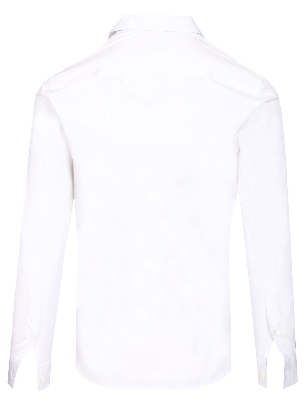 Burberry Slim Fit Shirt In Stretch Cotton Shirts - Bianco | 20fd6bc572b8905f321de09f9e004175b1e2fc0e