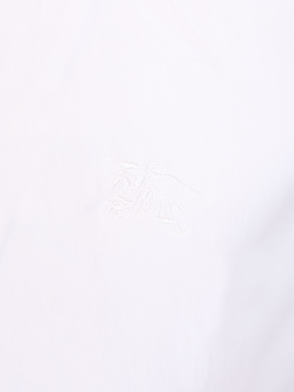 Burberry Slim Fit Shirt In Stretch Cotton Shirts - Bianco | 53e9985033b32fcb7b338a3d14adc5c087a9ce0e